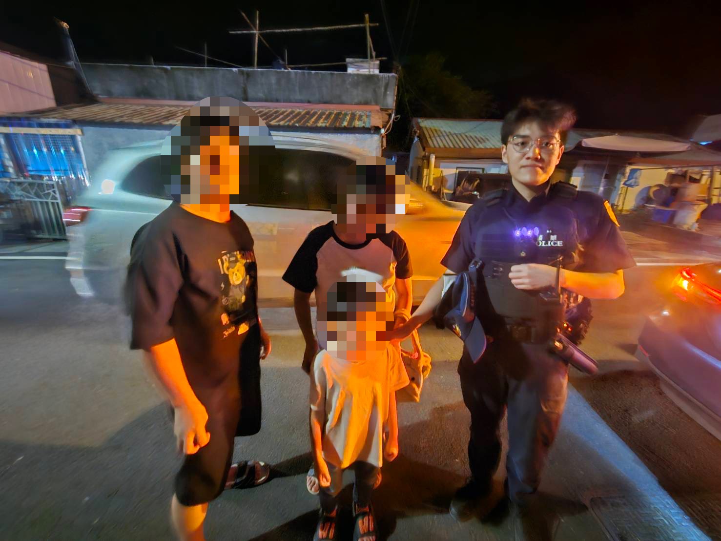 員警協助尋獲孩童