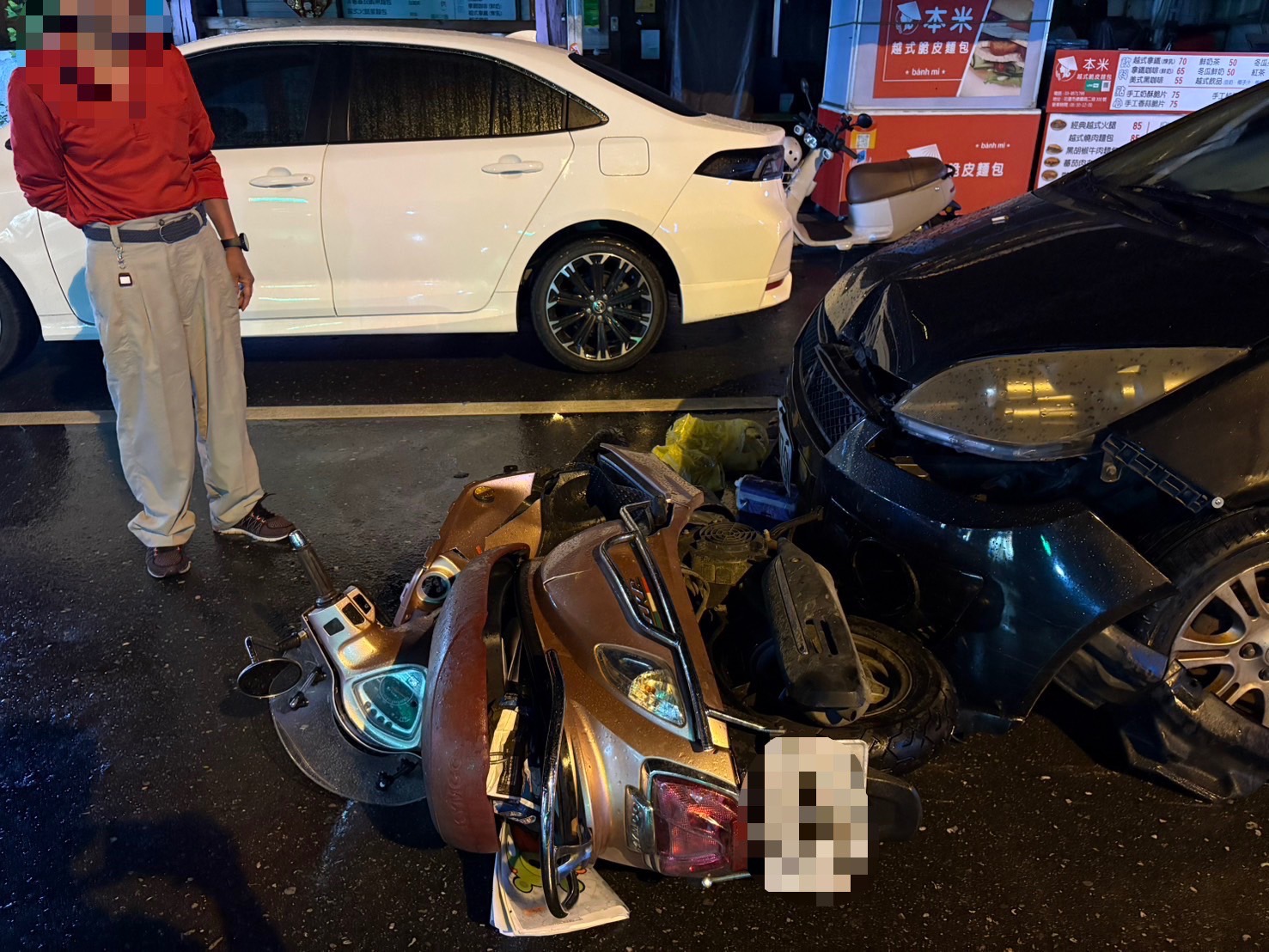 台灣前瞻新聞社花蓮新聞/「起步未注意釀三車連環撞！吉安警籲起步車應禮讓直行車」