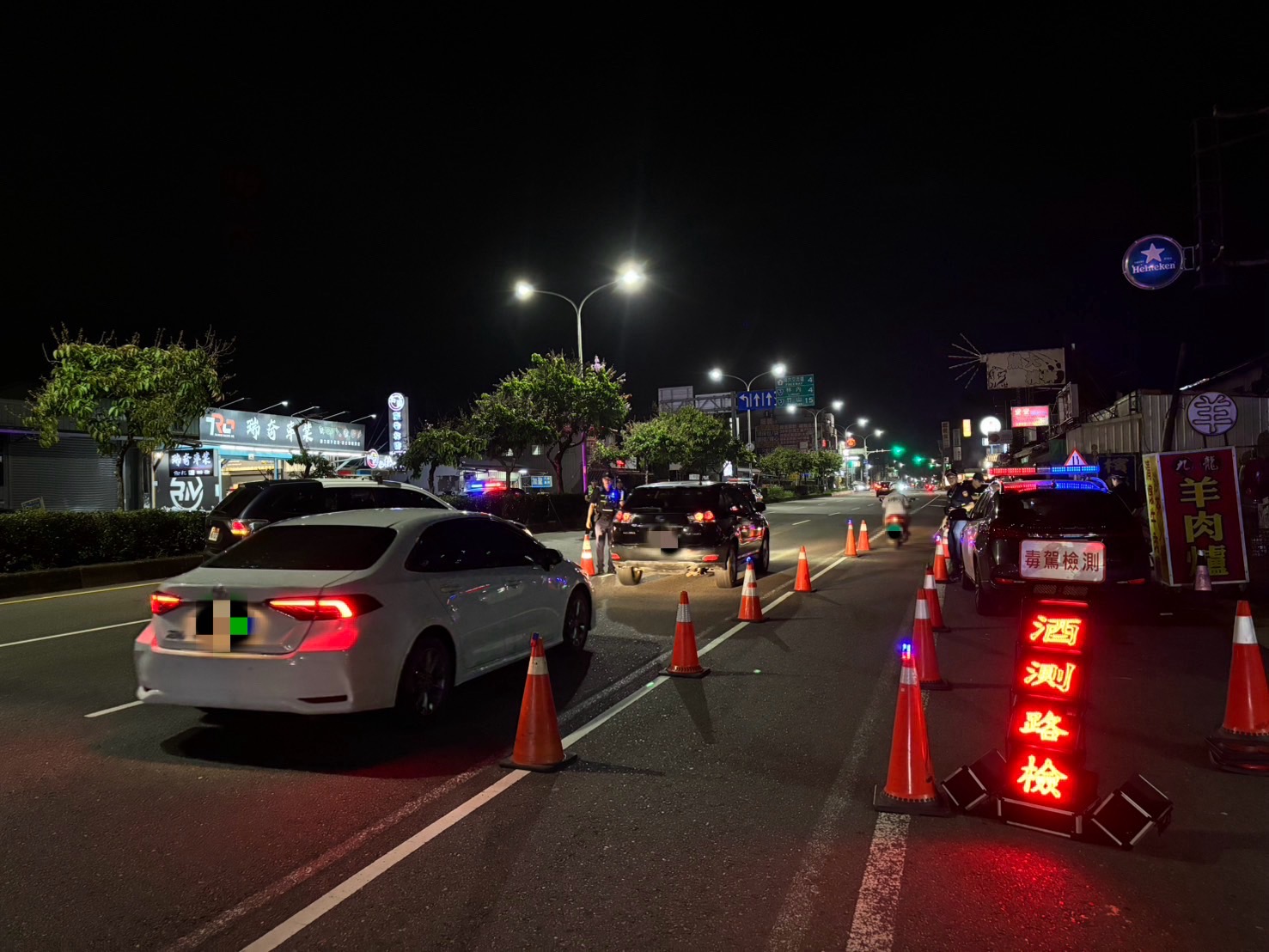 雲警展現鐵腕 強力取締毒駕