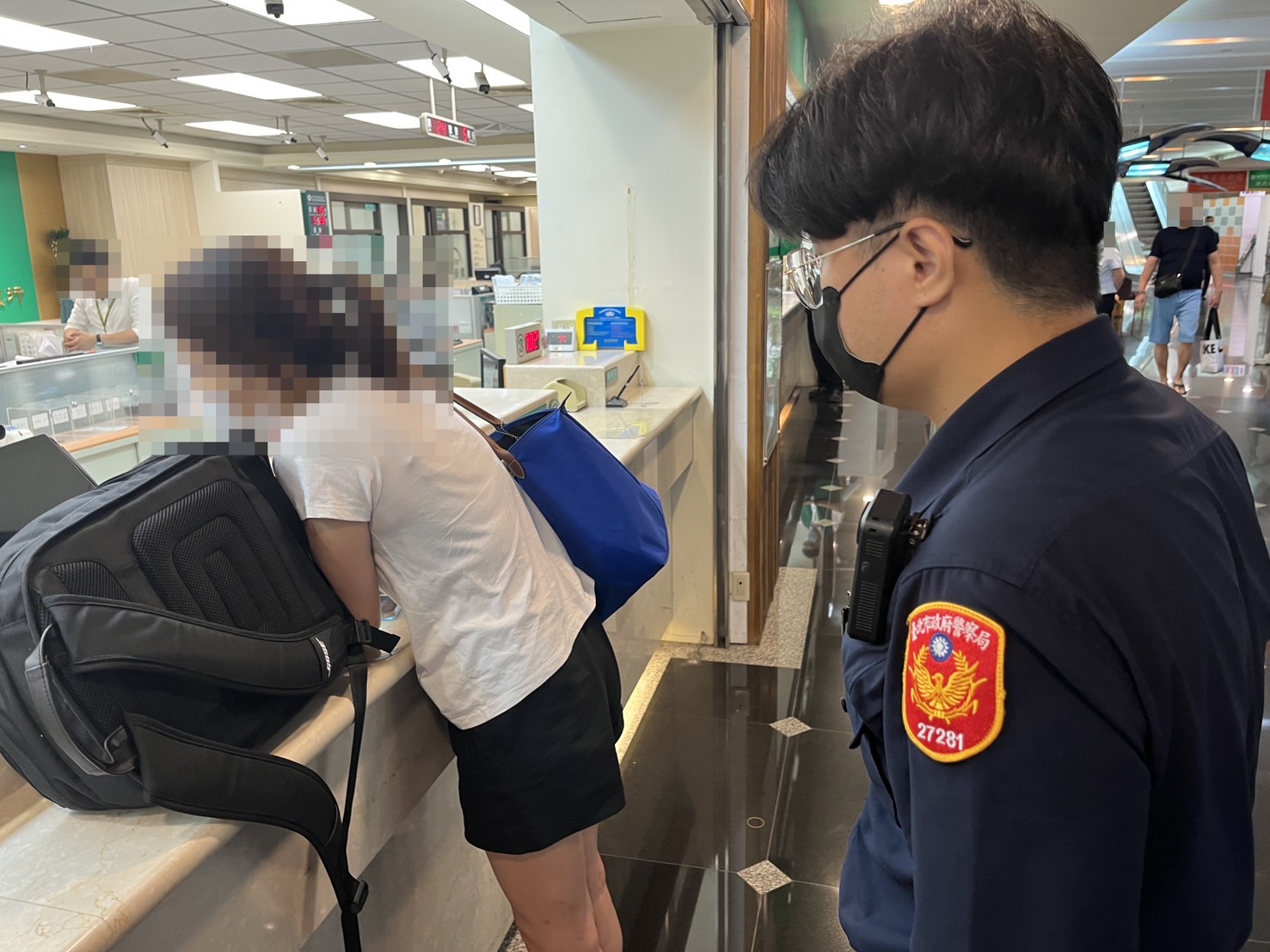 永明所員警成功攔阻高額詐騙發生