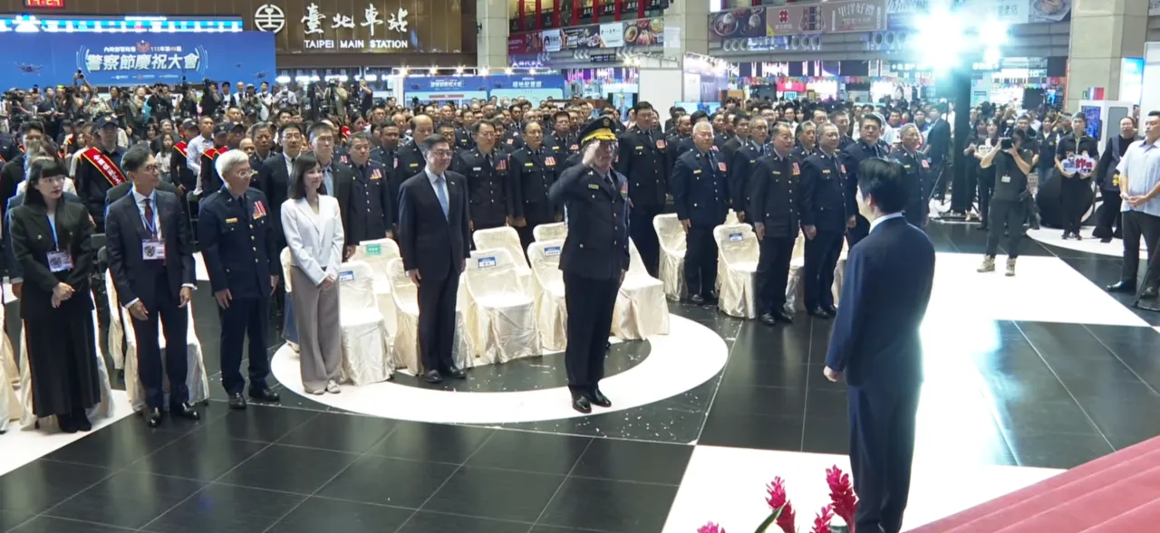 警察節慶祝大會隆重登場　賴總統、卓院長表揚模範警察肯定守護治安貢獻 圖1