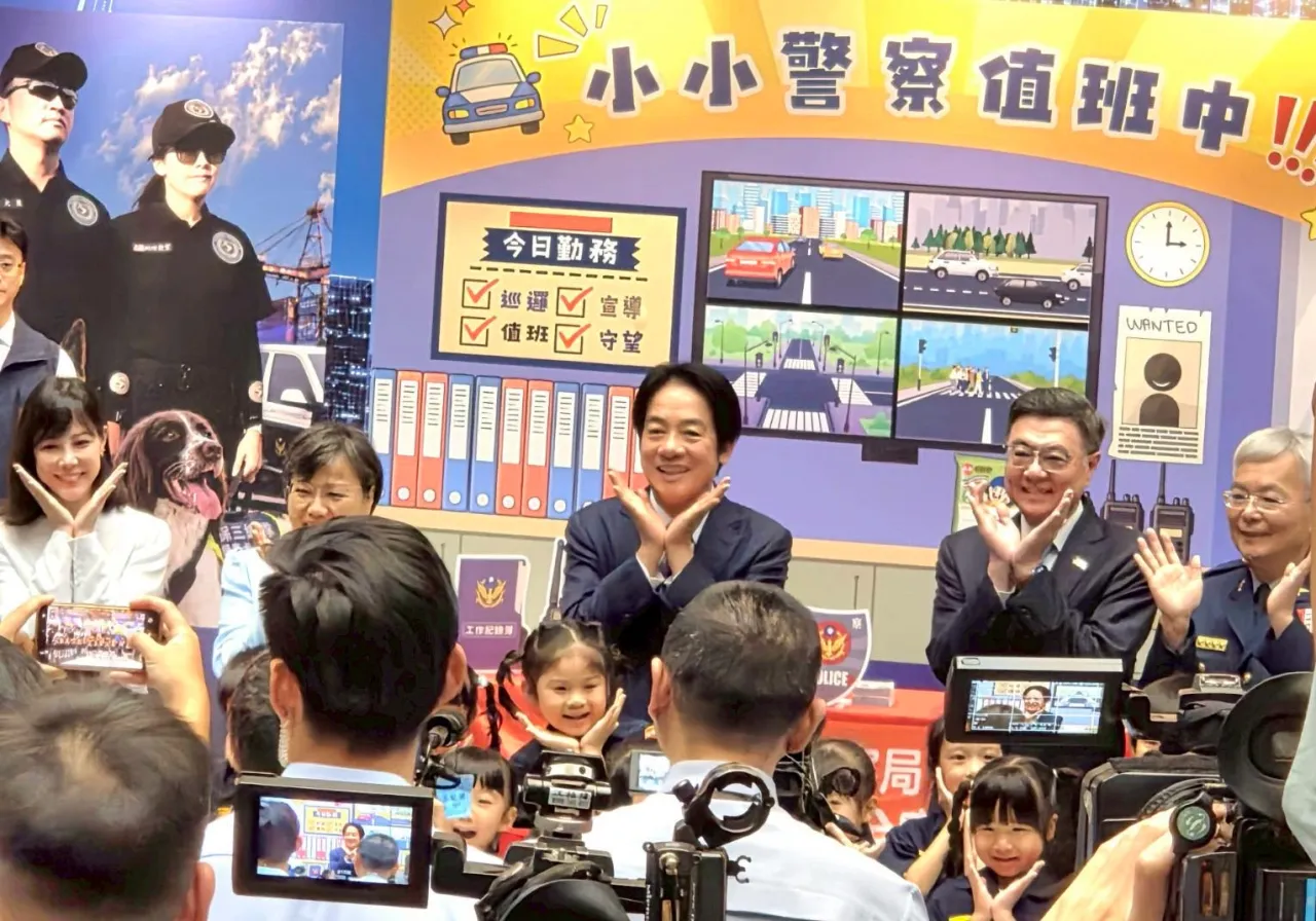 警察節慶祝大會隆重登場　賴總統、卓院長表揚模範警察肯定守護治安貢獻 圖3