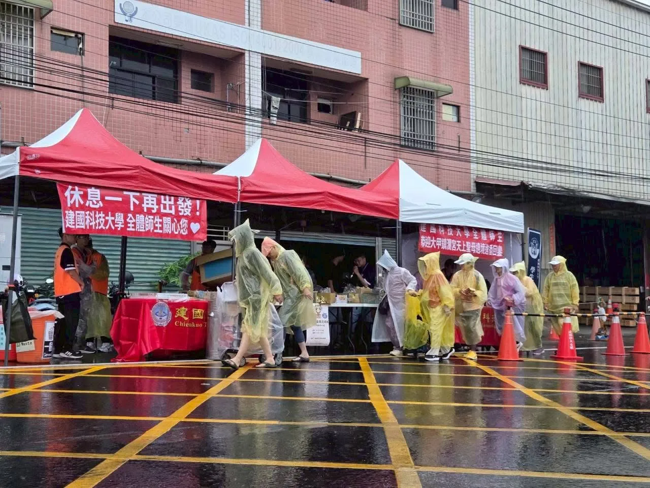 建國科大迎接大甲媽回鑾 點心站傳遞溫情 實踐SEL社會情緒學習 圖2