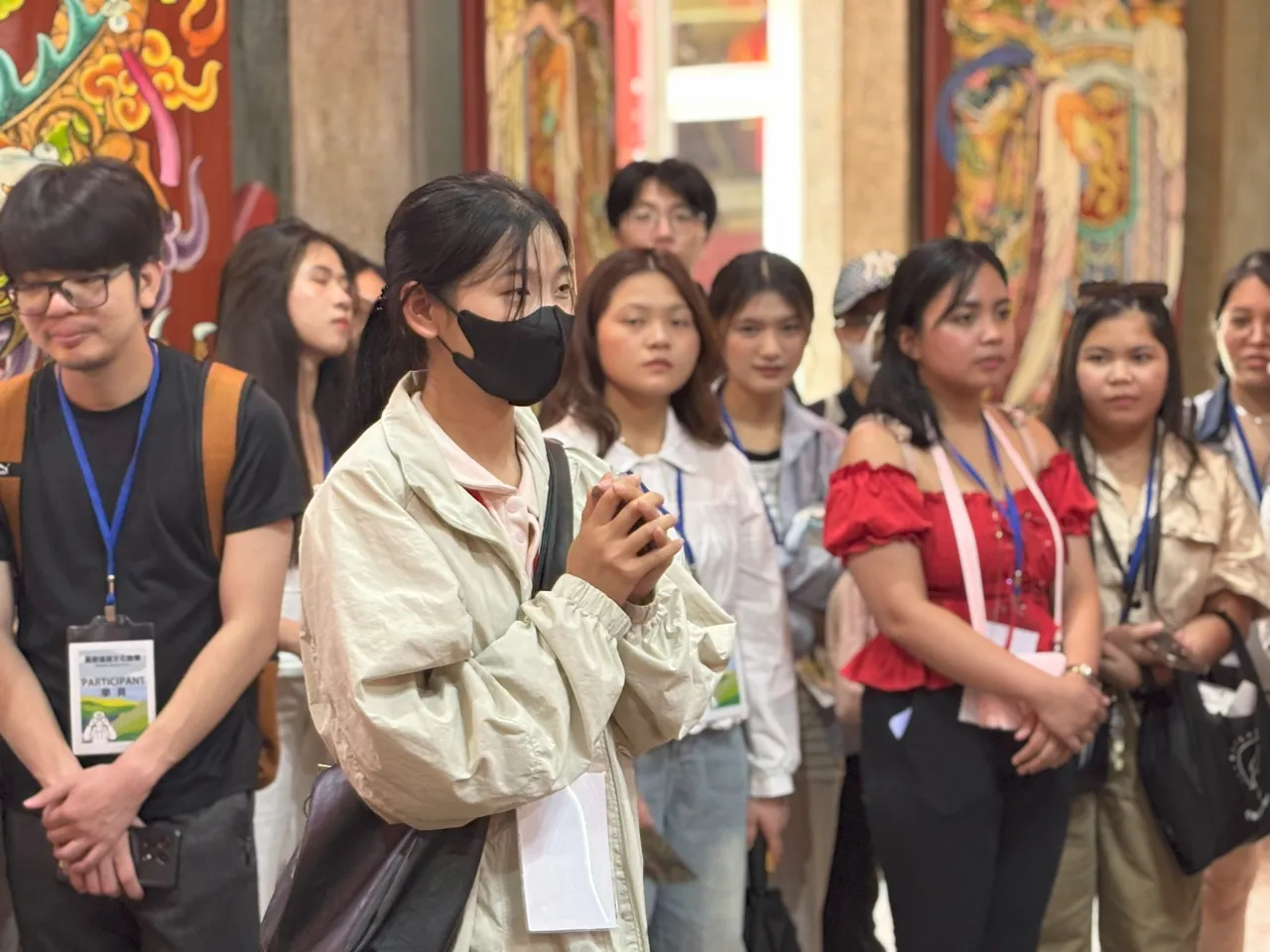 藝術遠朋外籍生走訪大溪  竹美館與明新科大共推國際文化交流 圖2