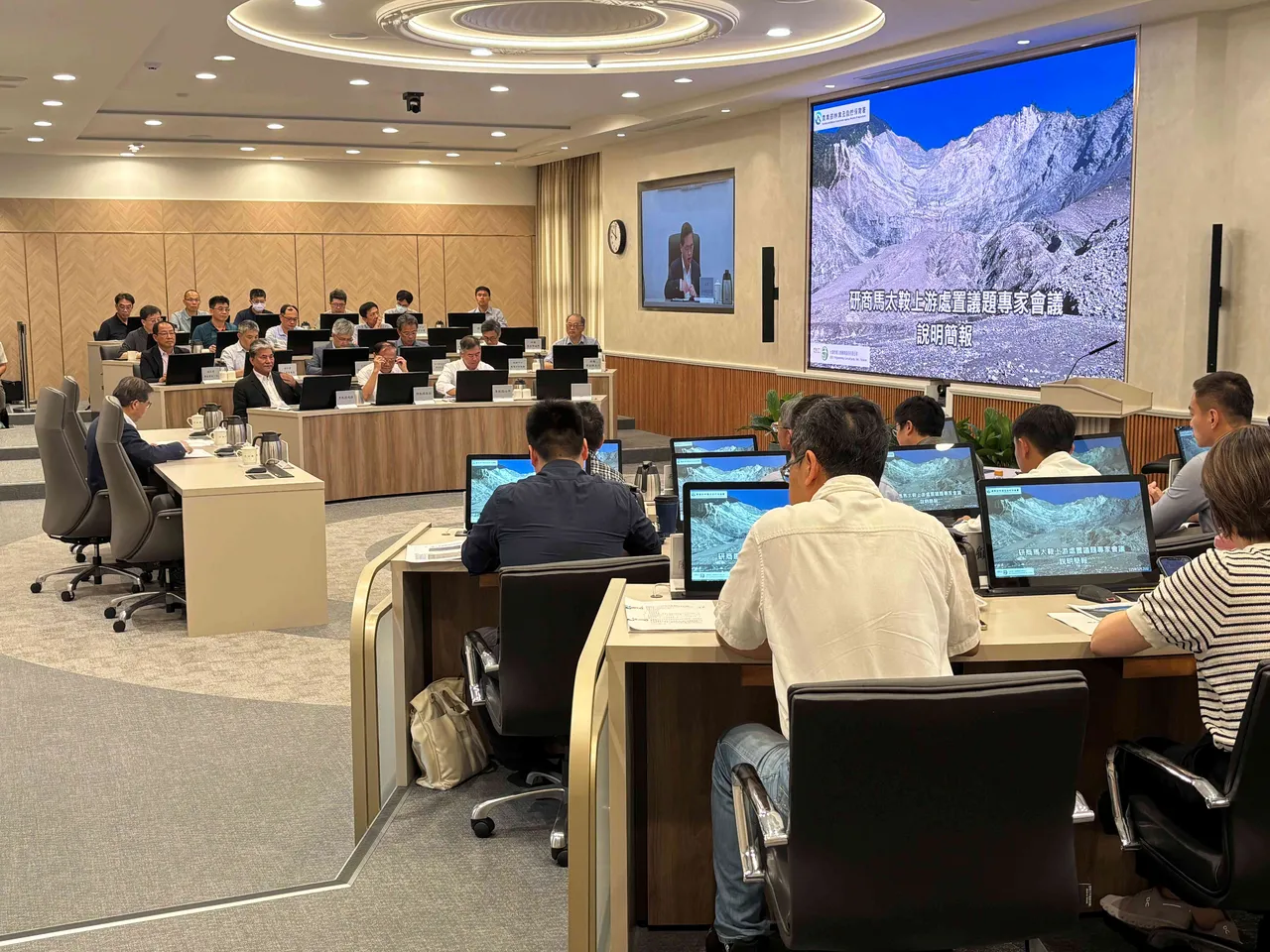 萬里溪堰塞湖規模與影響已有初步推估  林保署召開第二次跨機關會議整備防災 圖1