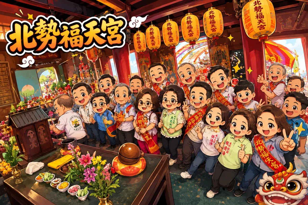風雨過後彰化大村北勢福天宮觀音佛祖  聯合友宮圓滿嘉義柳子林苦竹寺謁祖進香 圖11
