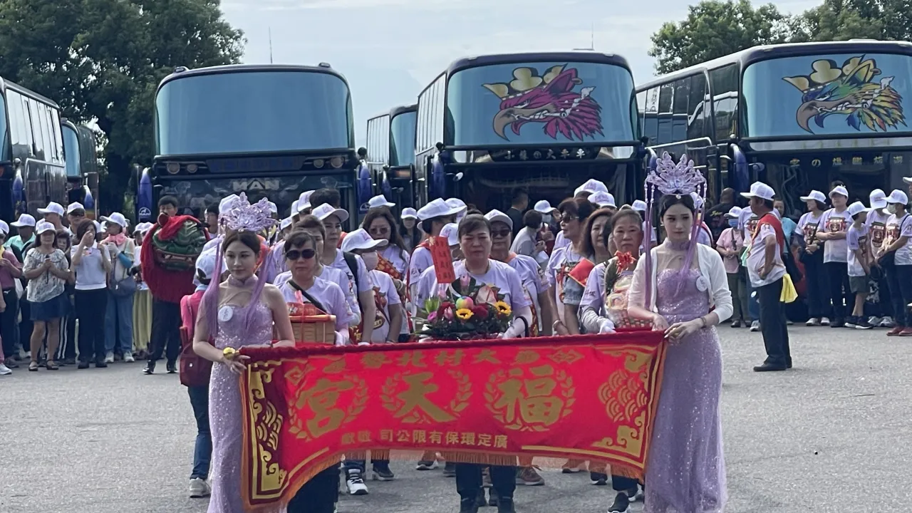 風雨過後彰化大村北勢福天宮觀音佛祖  聯合友宮圓滿嘉義柳子林苦竹寺謁祖進香 圖4