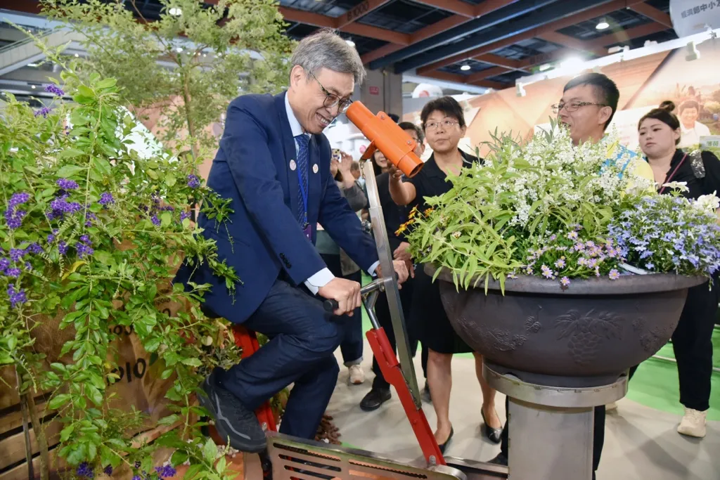 高齡健康產業博覽會「臺灣農業樂活館」 圖1