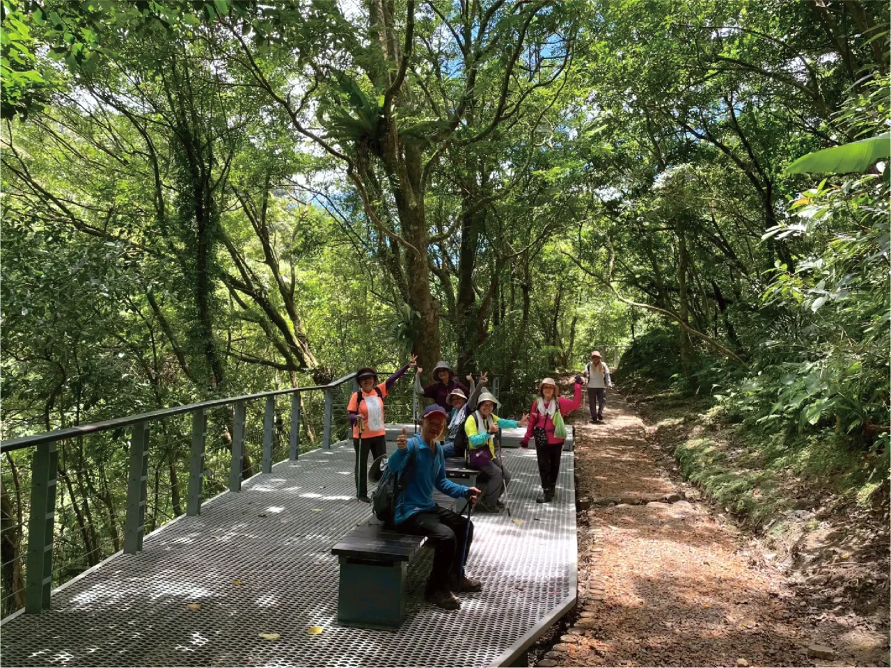 施工品質與環境永續雙肯定 微笑山線土城桐花公園、平溪望古觀瀑步道 獲國家卓越建設獎金質獎 圖3