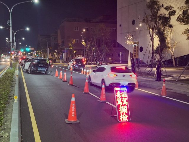 東港警強力取締毒駕 展現「毒駕零容忍」決心