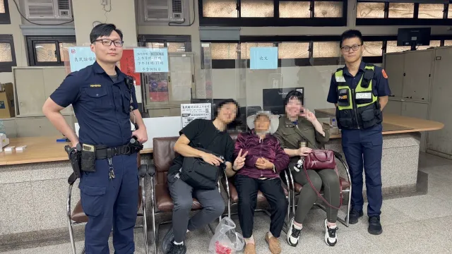 迷途跨越桃園北投 警與時間賽跑牽起九旬嬤回家的路