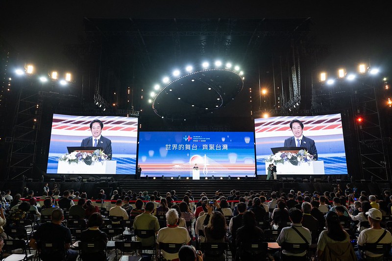 總統出席國慶晚會　盼全民共享經濟果實、團結合作，將臺灣成就化為人民實實在在的幸福/台灣前瞻新聞社 圖2